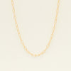 9ct Yellow Gold Textured Oval Link Chain - Necklace - Walker & Hall