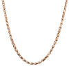 Deja Vu 9ct Rose Gold Fancy Belcher Chain-Necklace-Walker & Hall