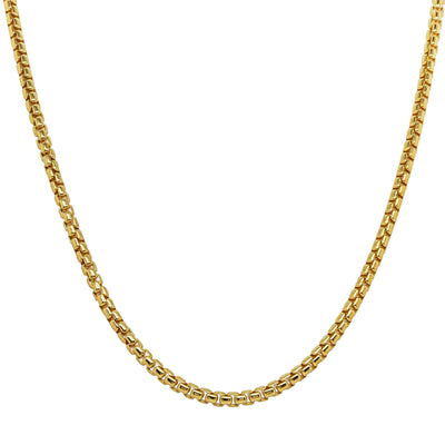 9ct Yellow Gold Box Link Chain - Necklace - Walker & Hall