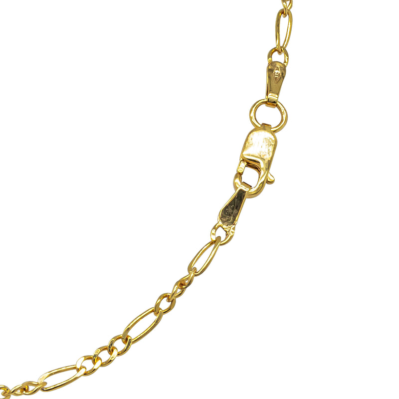 9ct Yellow Gold Fine Figaro Link Chain - Necklace - Walker & Hall