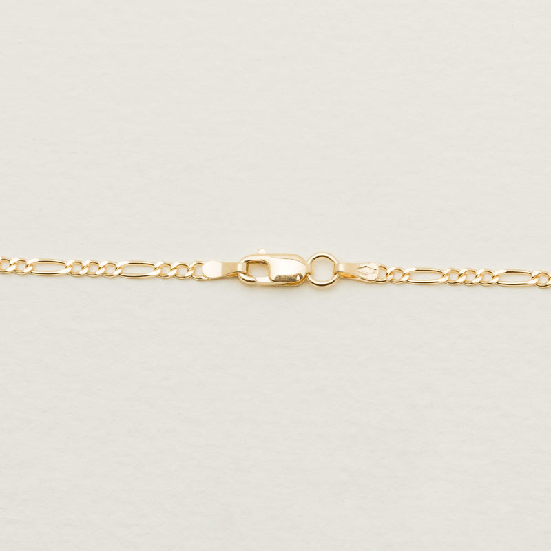 9ct Yellow Gold Fine Figaro Link Chain - Necklace - Walker & Hall