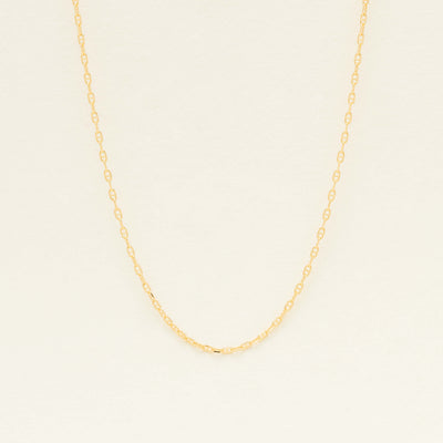 9ct Yellow Gold Fine Anchor Link Chain - Necklace - Walker & Hall