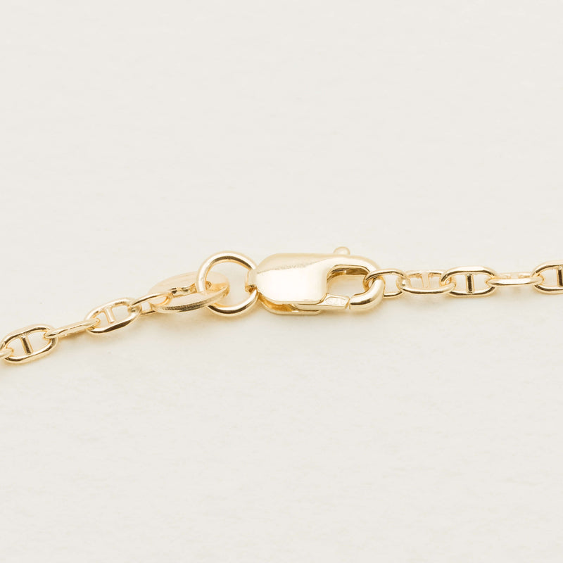 9ct Yellow Gold Fine Anchor Link Chain - Necklace - Walker & Hall