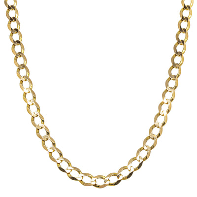 Deja Vu 9ct Yellow Gold Curb Link Chain 51cm - Necklace - Walker & Hall