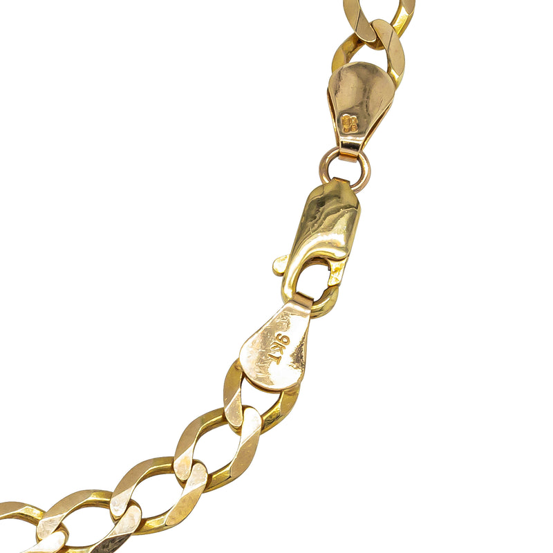Deja Vu 9ct Yellow Gold Curb Link Chain 51cm - Necklace - Walker & Hall