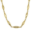 9ct Yellow Gold Marquise Open Link Chain - Necklace - Walker & Hall