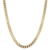 Deja Vu 9ct Yellow Gold Flat Curb Link Necklace 51cm - Necklace - Walker & Hall