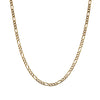 Deja Vu 9ct Yellow Gold Figaro Link Necklace 44cm - Necklace - Walker & Hall