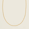 Deja Vu 9ct Yellow Gold Cable Link Necklace 69cm - Necklace - Walker & Hall