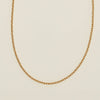 Deja Vu 14ct Rose Gold Cable Link Chain Necklace 47cm - Necklace - Walker & Hall
