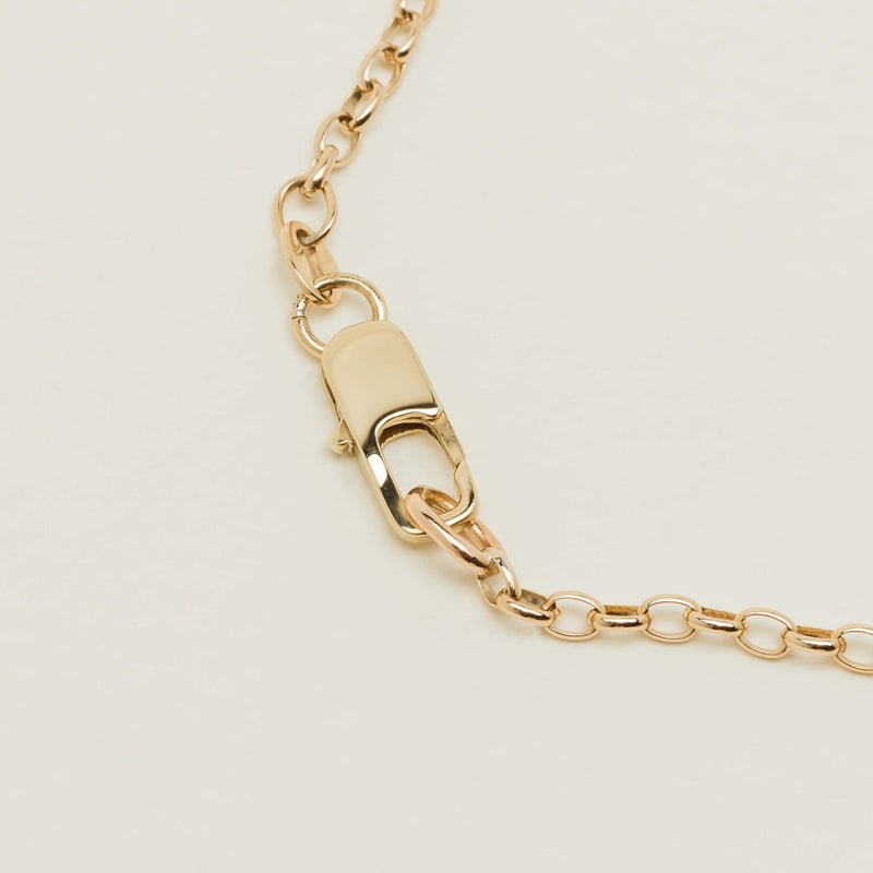 Deja Vu 9ct Yellow Gold Belcher Link Necklace 45.5cm - Necklace - Walker & Hall