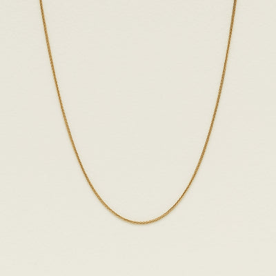 Deja Vu 18ct Yellow Gold Foxtail Link Chain 54cm