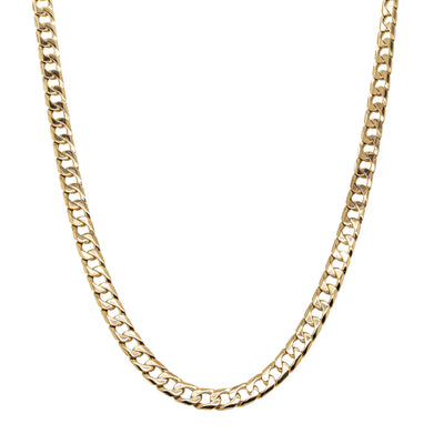 Deja Vu 9ct Rose Gold Curb Link Necklace 58cm - Necklace - Walker & Hall