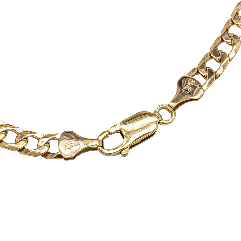 Deja Vu 9ct Rose Gold Curb Link Necklace 58cm - Necklace - Walker & Hall
