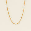 Deja Vu 9ct Yellow Gold Hollow Rope Necklace