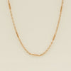 Deja Vu 9ct Rose Gold Trombone / Prince of Wales Necklace
