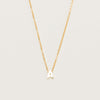 9ct Yellow Gold Noted Letter - Necklace - Walker & Hall
