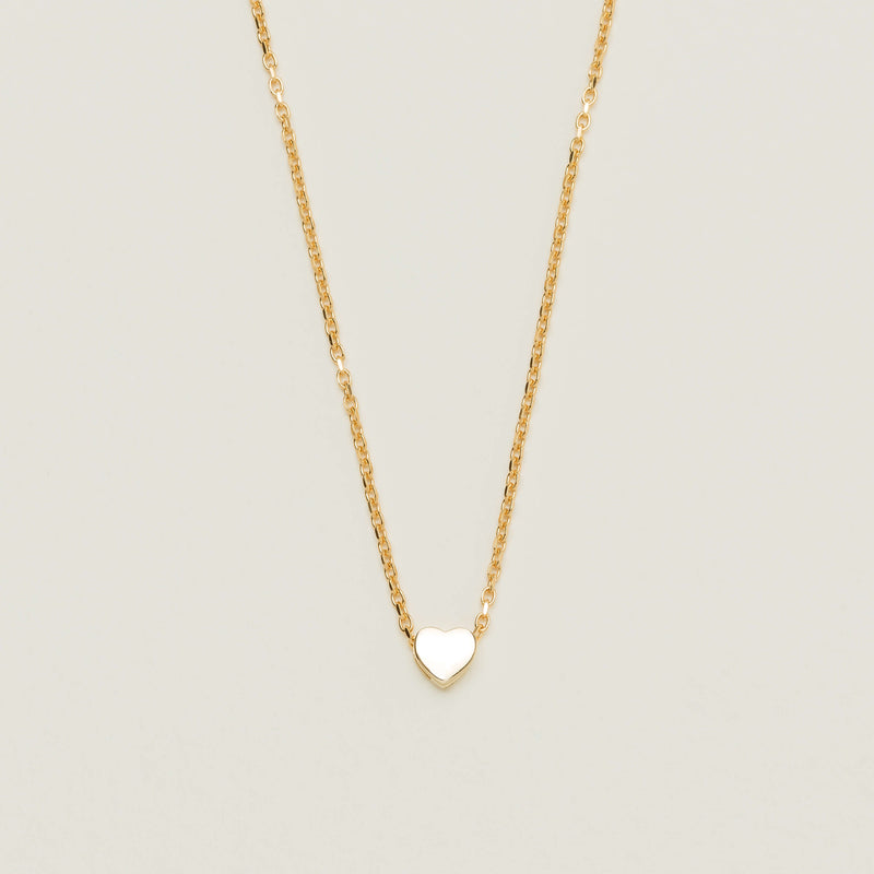 9ct Yellow Gold Noted Letter Necklace (Pendant + Chain) - Necklace - Walker & Hall