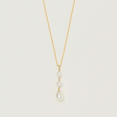 9ct Yellow Gold Freshwater Pearl Rosalind Necklace - Necklace - Walker & Hall