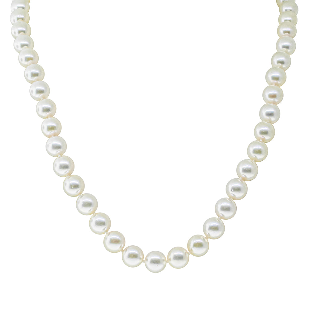 9ct Yellow Gold Akoya Pearl Strand - Necklace - Walker & Hall