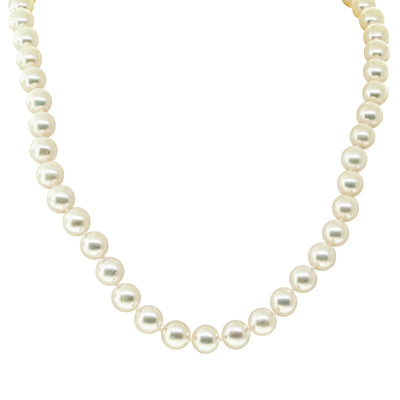 9ct White Gold Akoya Pearl Strand - Necklace - Walker & Hall