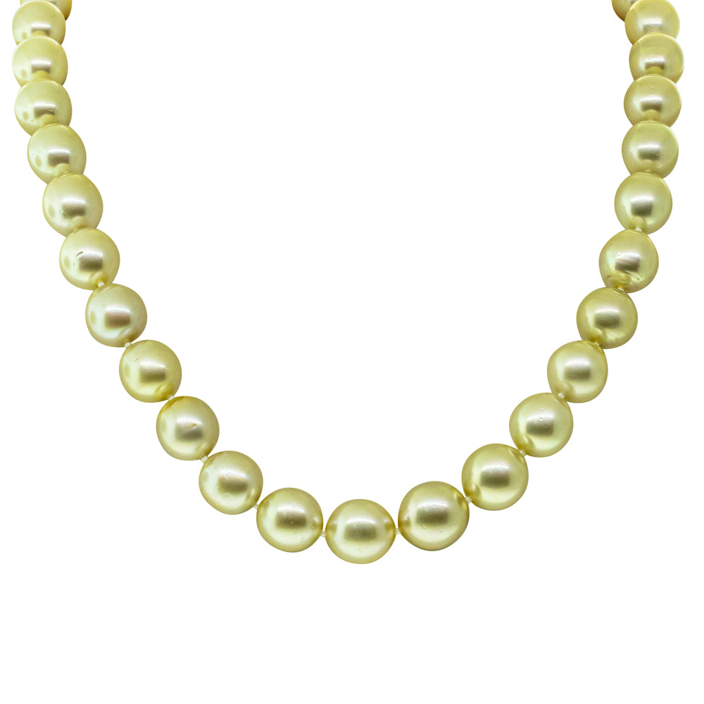 9ct Yellow Gold South Sea Pearl Strand - Necklace - Walker & Hall