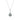 Deja Vu 18ct White Gold Black Pearl & Diamond Pendant