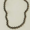 9ct White Gold 8-10mm Black Pearl Strand 44cm - Necklace - Walker & Hall