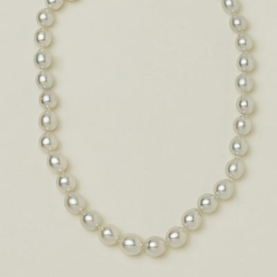 18ct White Gold 10-12.3mm South Sea Pearl Strand 44cm - Necklace - Walker & Hall