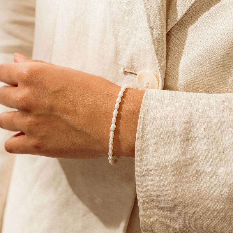 Baby Baroque Pearl Bracelet - Sterling Silver - Bracelet - Walker & Hall