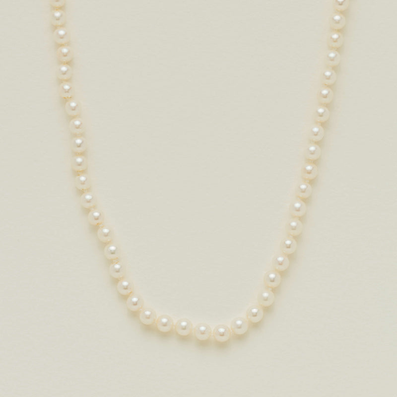 Deja Vu 9ct Yellow Gold 6-6.5mm Akoya Pearl Strand 40cm