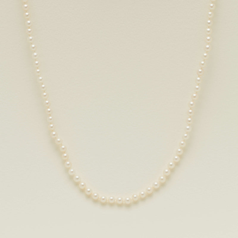 Deja Vu 9ct Yellow Gold 6-6.5mm Akoya Pearl Strand 70cm