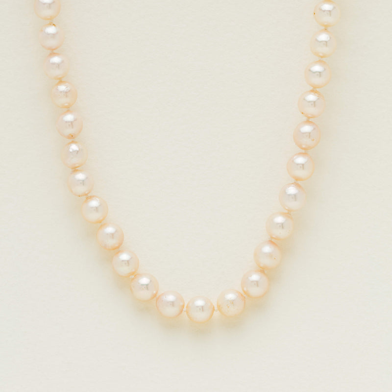 Deja Vu 9ct Yellow Gold 8mm Akoya Pearl Strand 47cm
