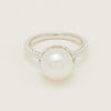 18ct White Gold 10.6mm South Sea Pearl Selene Ring