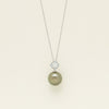 18ct White Gold 13mm Black Pearl Openwork Pendant - Necklace - Walker & Hall