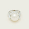 Deja Vu Platinum 12.3mm South Sea Pearl & Diamond Ring - Ring - Walker & Hall