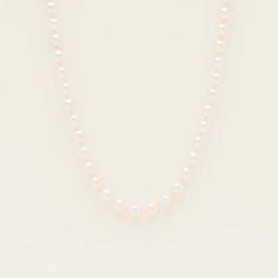 9ct Yellow Gold Akoya 8.5-9mm Pearl Necklace - Necklace - Walker & Hall