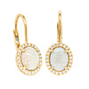 18ct Yellow Gold 2.20ct Opal & Diamond Sierra Earrings - Earrings - Walker & Hall