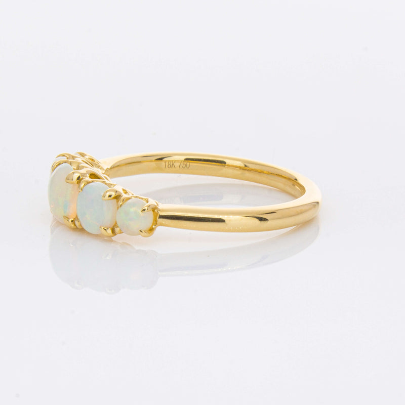 18ct Yellow Gold Five Stone Opal Octavia Ring-Ring-Walker & Hall