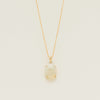 14ct Yellow Gold 3.28ct Opal Cabochon Pendant