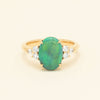 18ct Yellow Gold 2.30ct Opal & Diamond Oriana Ring