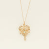 Deja Vu 9ct Yellow Gold Opal & Seed Pearl Pendant - Necklace - Walker & Hall