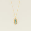 Deja Vu 18ct Yellow Gold Asymmetrical Opal Pendant - Necklace - Walker & Hall