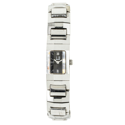 Vintage Alfred Dunhill Stainless Steel Faceted Watch-Watch-Walker & Hall