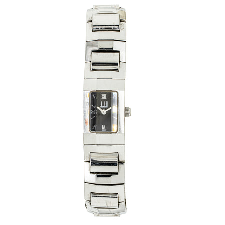 Vintage Alfred Dunhill Stainless Steel Faceted Watch-Watch-Walker & Hall