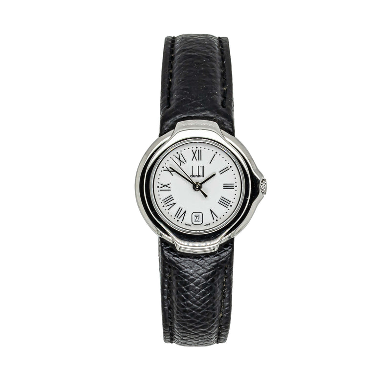 Vintage Stainless Steel Leather Dunhill Millenium Watch - Watch - Walker & Hall