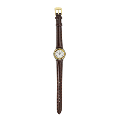 Vintage Stainless Steel & Gold Plated Leather Dunhill Watch - Watch - Walker & Hall