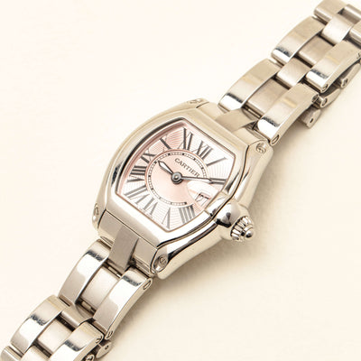 Vintage Stainless Steel Cartier Roadster Ladies Watch