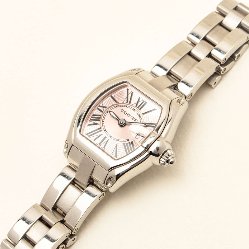 Vintage Stainless Steel Cartier Roadster Ladies Watch