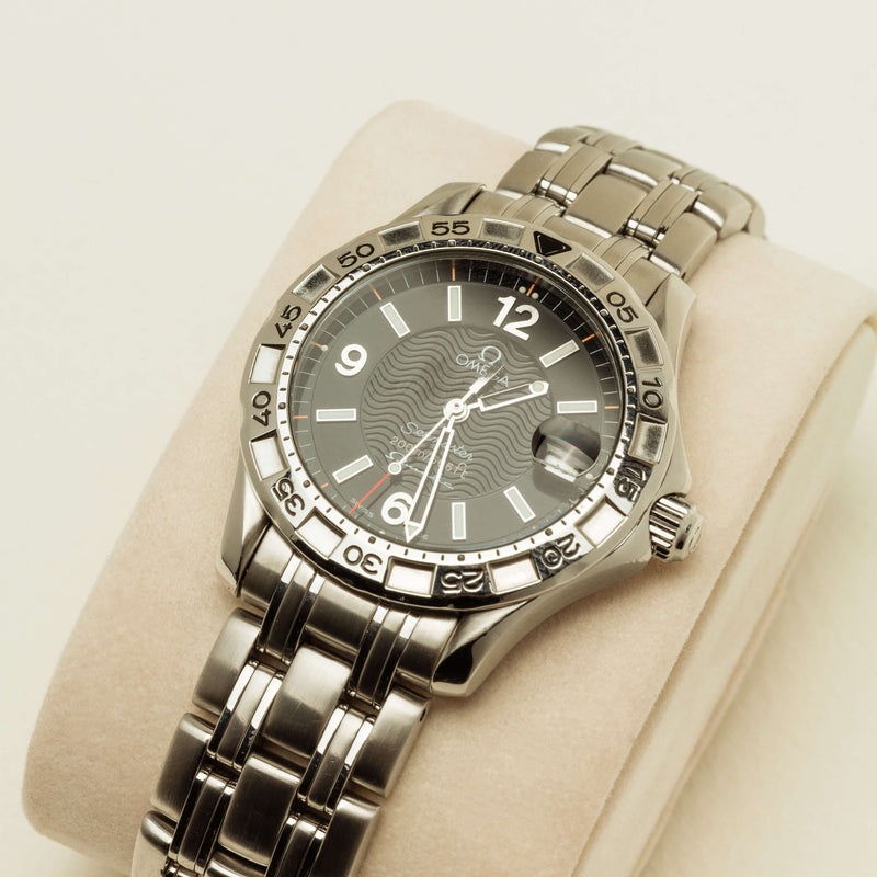 Vintage Stainless Steel Gents Omega Seamaster Watch